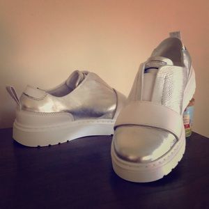 Silver leather Dr Martens!